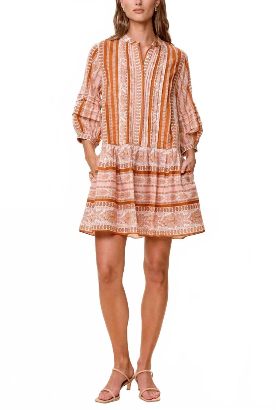 NEW CLEOBELLA ines mini dress in miramar print